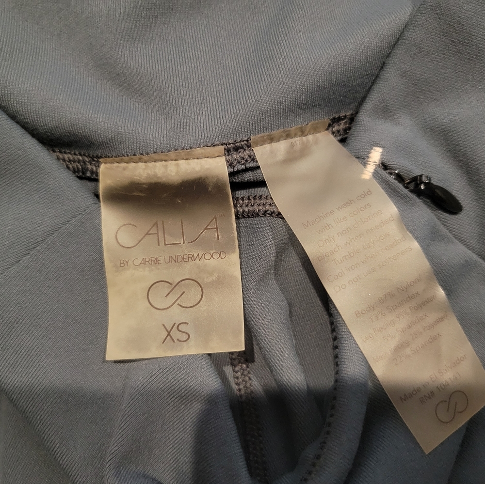 CALIA by CARRIE UNDERWOOD WOMENS GREY YOGA FITNESS PANTS